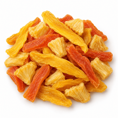 AI-generated illustration of dried mixed fruit