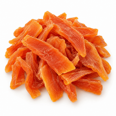 AI-generated illustration of dried papaya